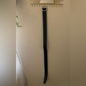 DKNY, Donna Karen belt size L/XL, Black and silver, material 100% polyurethane